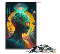 Piece Jigsaw Puzzles for Adults Aliens Wooden Jigsaw Perfect for Halloween Christmas Birthday Gift 1000 PCS(75x50cm)