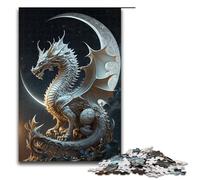 Piece Jigsaw Puzzles for Adults Brave Dragon Wooden Jigsaw Perfect for Halloween Christmas Birthday Gift 1000 PCS(75x50cm)