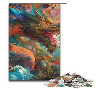 Piece Jigsaw Puzzles for Adults Chinese Dragon Wooden Jigsaw Perfect for Halloween Christmas Birthday Gift 1000 PCS(75x50cm)