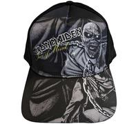 Piece Of Mind Greyscale Baseball Cap Iron Maiden Black One Size