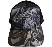 Piece Of Mind Greyscale Baseball Cap Iron Maiden Black One Size