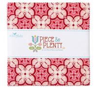 Piece & Plenty Riley Blake 5-inch Stacker, 42 Precut Fabric Quilt Squares by Lori Holt