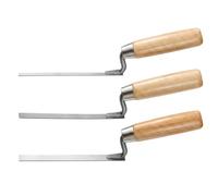 -Piece Pointing Trowel Set, 1/4", 3/8", 1/2" Professional Mortar Repair Trowel, Tuck Pointer and Mortar Trowel Tool, Masonry Brick Jointer for Mortar Repair, Patio Brickwork and Joint Filling