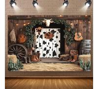 piece popular scene background wall farm cowboy straw pile barn for family party decoration banner