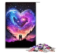 Piece Puzzle Bride And Groom Universe Difficult Puzzles for Adults for Teenager & Families Perfect DIY Decor & Brain-Teasing Challenge 1000 PCS(75x50cm)