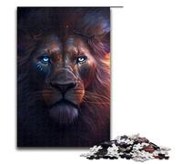 Piece Puzzle Lion And Lightning Difficult Puzzles for Adults for Teenager & Families Perfect DIY Decor & Brain-Teasing Challenge 1000 PCS(75x50cm)