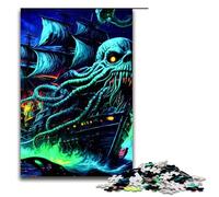 Piece Puzzle Pirate Ship Difficult Puzzles for Adults for Teenager & Families Perfect DIY Decor & Brain-Teasing Challenge 1000 PCS(75x50cm)