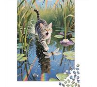 Piece Together Your Next Adventure with American Shorthair - 1000 Piece Wooden Puzzle for Adults - Explore, Learn, And Have Fun