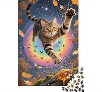 Piece Together Your Next Adventure with Chartreux - 1000 Piece Wooden Puzzle for Adults - Explore, Learn, And Have Fun