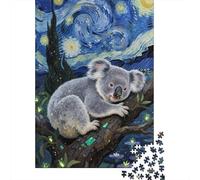 Piece Together Your Next Adventure with Koala - 1000 Piece Wooden Puzzle for Adults - Explore, Learn, And Have Fun