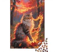 Piece Together Your Next Adventure with Turkish Angora - 1000 Piece Wooden Puzzle for Adults - Explore, Learn, And Have Fun