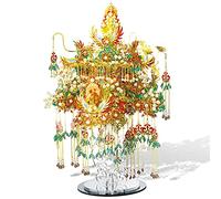 Piececool 3D Metal Asian Puzzles Model Kits- Garuda Coronet Metal Building Kit for Adults, Brain Teaser Puzzle DIY Handcraft Model Kits, Fidget 3D Puzzles Gifts for Teens Man Woman Family- 522 Pcs