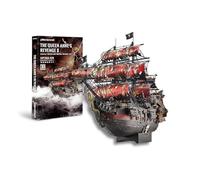 Piececool 3D Metal Model Kits Metal 3D Puzzle The Queen Anne's Revenge II Model,Diy Craft Jigsaw High-Difficulty Model Kit for Adults, Assembly is required, Best Christmas Birthday Gifts