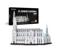 Piececool 3D Metal Puzzles for Adults, St. Patrick's Cathedral Model Kits,New York Cathedral Architecture Building Kits, DIY Hobbies Crafts for Adult Family Time,Home Decor Best Gifts