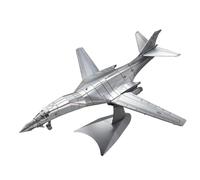 Piececool 3D Puzzle Metal B-1 Bomber Lancer, Aircraft Model Kits for Adults to Build, 3D Puzzles Adult for Metal Model Kit, Stainless Steel, Home Decor, 3D-puzzle Gift, Collection, DIY, 84 Pieces