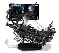 Piececool 3D Puzzle Metal Pirate Ship Silent Mary, 3D Metal Puzzle Sailing Boat Ship Set, Model Ship for 340 Stainless Steel, Full Metal, Birthday Gift, Model Kit Adults, 363 Pieces