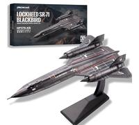 Piececool 3D Puzzle Metal SR-71 Blackbird Reconnaissance Aircraft, Fighter Aircraft Model Kits for Adults to Build, 3D Puzzles Adult for Metal Model Kit, Stainless Steel, 3D-puzzle Gift, 84 Pieces