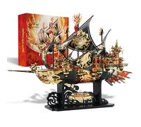 Piececool 3D Puzzle Metal Sweep Ahead full Sail Waves Ship, Pirate Boat Craft Model Kits for Adults to Build, 3D Puzzles Adult Teens for Stainless Steel, Ideal as Gifts, Home Decoration, 709 Pieces