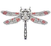 Piececool 3D Puzzles for Adults, Dragonfly Metal Model Building Kits Insect Themed Brooch Assembling DIY Crafts Creative Birthday Gifts,25Pcs