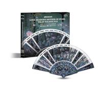 Piececool Metal 3D Puzzle Folding Fan with Dappled Shade in Mother-of-Pearl, Model Kits for Adults to Build, 304 Stainless Steel, Assembly is required, No adhesive required, Difficulty level 2