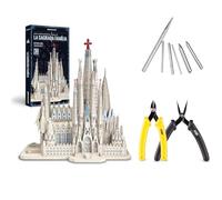 Piececool Metal 3D Puzzle La Sagrada Família + Dedicated tools Beginner Recommended Set