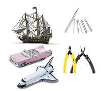 Piececool Metal 3D Puzzle Refrigerator Magnet Series + Dedicated tools Beginner Recommended Set