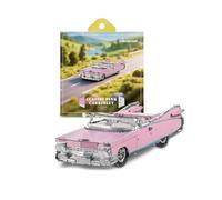 Piececool Metal 3D Puzzle, Refrigerator magnet series, Model Kits for Adults to Build, 304 Stainless Steel, Assembly is required, No adhesive required, Difficulty level 1 (Cabriolet)