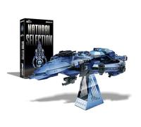 Piececool X Three-Body Metal 3D Puzzle Natural Selection Starship, Model Kits for Adults, Assembly is required, No adhesive required, Difficulty level 4