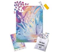 Pieced Out ‘Gradient’ 500 piece Frameable Jigsaw Puzzle for Adults, Premium 100% Recycled Card, Including Puzzle Glue, Scraper Tool, High-Res Puzzle Guide and Puzzle Bag
