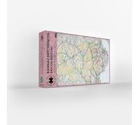 Pieceful Maps Jigsaw Puzzle 'Brecon Beacons' 1000 Piece - Great British Jigsaws