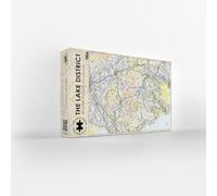Pieceful Maps Jigsaw Puzzle 'The Lake District' 1000 Piece | Great British Jigsaws | Small Batch Made | Sustainable Jigsaw Puzzles