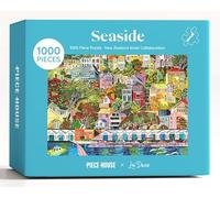 PieceHouse Jigsaw Puzzle for Adults 1000 Pieces | Wellington Seaside View | New Zealand Artist Lori Davis | Premium Quality, Vibrant and Unique Design | Relaxing & Challenging Puzzle Experience