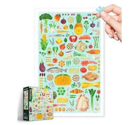 PieceRelax 1000 Pieces Plastic Jigsaw Puzzle for Adults - Grace Helmer - The Roasting Tin - Challenging Extra Small Pieces, No Mat Needed, Relaxation & Gift [H3398]