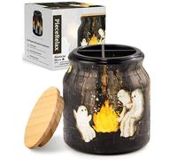 PieceRelax 3D Puzzle Jar 96 Plastic Pieces for Adults - Katherine Blower - Spooky Night Walk - Use Includes Divider as Pen and Utensils Holder with Wooden Lid for Kitchen Study Room [BB1051]
