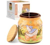 PieceRelax 3D Puzzle Jar 96 Plastic Pieces for Adults - The Dreamy Duck - Use Includes Divider as Pen and Utensils Holder with Wooden Lid for Kitchen Dining Study Living Room [BB1050]