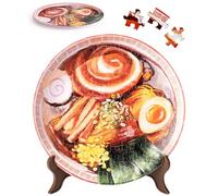 PieceRelax 3D Puzzle Plate for Adults 124 Pieces - Soy Sauce Chashu Ramen, Home Decor & Creative Gift for Mum and Women [PL1012]