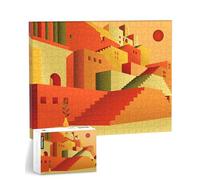 PieceRelax Canvas Wall Art Puzzles for Adults - Summer Glides Away Unique Gift & Home Décor with Plastic Jigsaw Puzzle Artwork for Living Room Bedroom [HN1300]