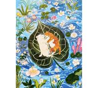 PieceRelax PieceClicks Plastic Jigsaw Puzzle for Adults 1000 Pieces [U1119] | MOSLA - With you - 25.2 x 18.9 Inches, Cute Animal Puzzle, Heartwarming Nature Friendship Jigsaw Puzzles