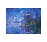 PieceRelax PieceClicks Plastic Jigsaw Puzzles for Adults 1000 Pieces - Abraham Hunter - Light of Peace - 25.2 X 18.9 Inches, Most Satisfying Table Games, No Glue Needed [U1042]