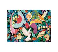 PieceRelax PieceClicks Plastic Jigsaw Puzzles for Adults 1000 Pieces - Lisa Wee - Exotic Birds - 25.2 X 18.9 Inches, Most Satisfying Table Games, No Glue Needed [U1086]