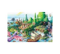 PieceRelax PieceClicks Plastic Jigsaw Puzzles for Adults 2000 Pieces Fantasy Adventure Puzzle Shinji Yamamoto - Peter Pan - 25 x 37.6 Inches, Storybook Fairytale Jigsaw Puzzle [U1196]