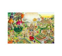PieceRelax PieceClicks Plastic Jigsaw Puzzles for Adults 2000 Pieces - Shinji Yamamoto - Vegetable Field - 25 X 37.6 Inches, Most Satisfying Table Games, No Glue Needed [U1195]