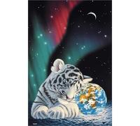 PieceRelax PieceClicks Plastic Jigsaw Puzzles for Adults 500 Pieces - Schim Schimmel - Earth Light - 18.8 X 12.6 Inches, Most Satisfying Table Games, No Glue Needed [U1063]