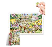 PieceRelax Plastic Jigsaw Puzzles for Adults 1000 Pieces - Most Satisfying Table Games and Gifts No Puzzle Mat Required [H3442]