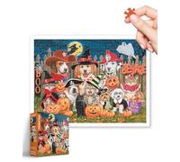 PieceRelax Plastic Jigsaw Puzzles for Adults 1200 Pieces - William Vanderdasson - Halloween Mischief-Makers Most Satisfying Table Games and Gifts No Puzzle Mat Required [H3612]
