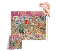 PieceRelax Plastic Jigsaw Puzzles for Adults 2000 Pieces - Shinji Yamamoto - Christmas Factory Most Satisfying Table Games and Gifts No Puzzle Mat Required Extra Small Pieces [H3647]