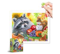 PieceRelax Plastic Jigsaw Puzzles for Adults 500 Pieces - Bridget Voth - Garden Friends Most Satisfying Table Games and Gifts No Puzzle Mat Required Extra Small Pieces [H3611]