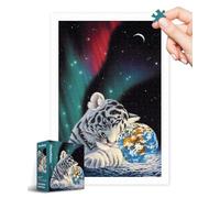 PieceRelax Plastic Jigsaw Puzzles for Adults 600 Pieces - Schim Schimmel - Earth Light Most Satisfying Table Games and Gifts No Puzzle Mat Required Extra Small Pieces [H3642]