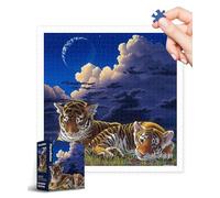PieceRelax Plastic Jigsaw Puzzles for Adults 900 Pieces - Schim Schimmel - In Mother’s Arms Most Satisfying Table Games and Gifts No Puzzle Mat Required Extra Small Pieces [H3644]