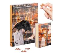 PieceRelax Puzzle Journal for Adults - Katherine Blower - Shelter Unique A5 Book Cover Puzzles Gift & Home Décor with Plastic Jigsaw Puzzle Artwork for Notebook [YA1071]